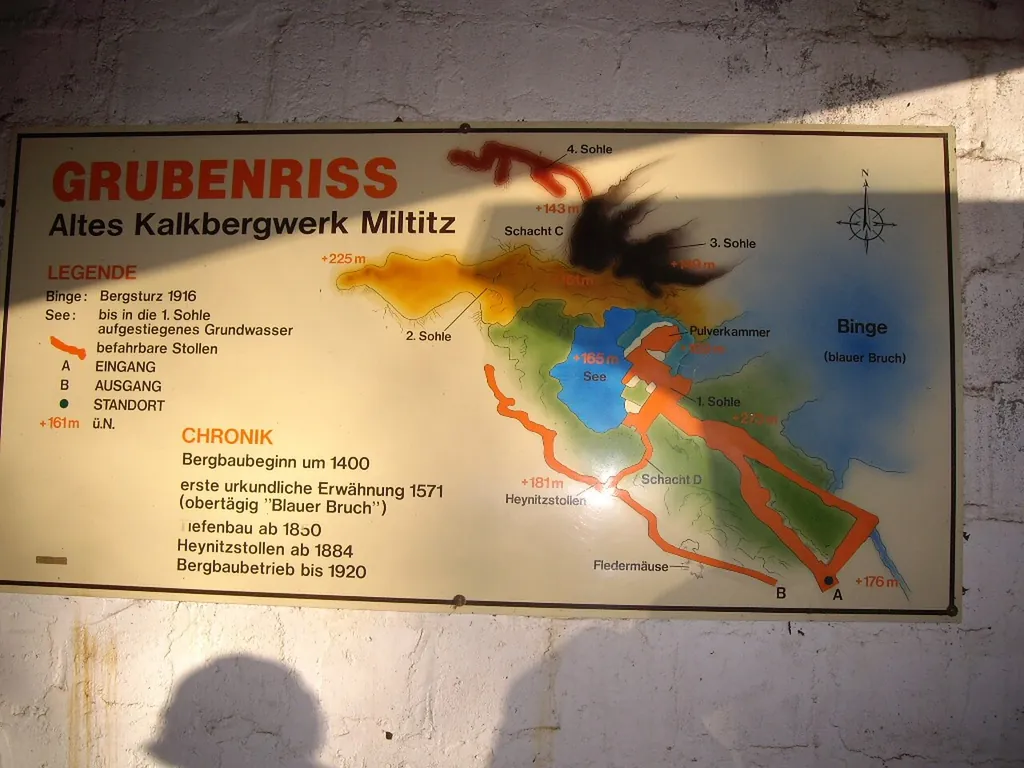 Altes Kalkbergwerk Miltitz in Klipphausen