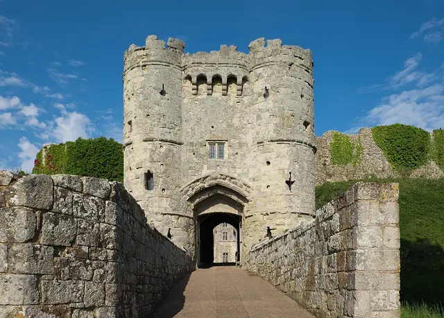 Carisbrooke Castle in Newport