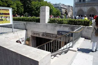 Crypte archéologique de l'île de la Cité in Paris