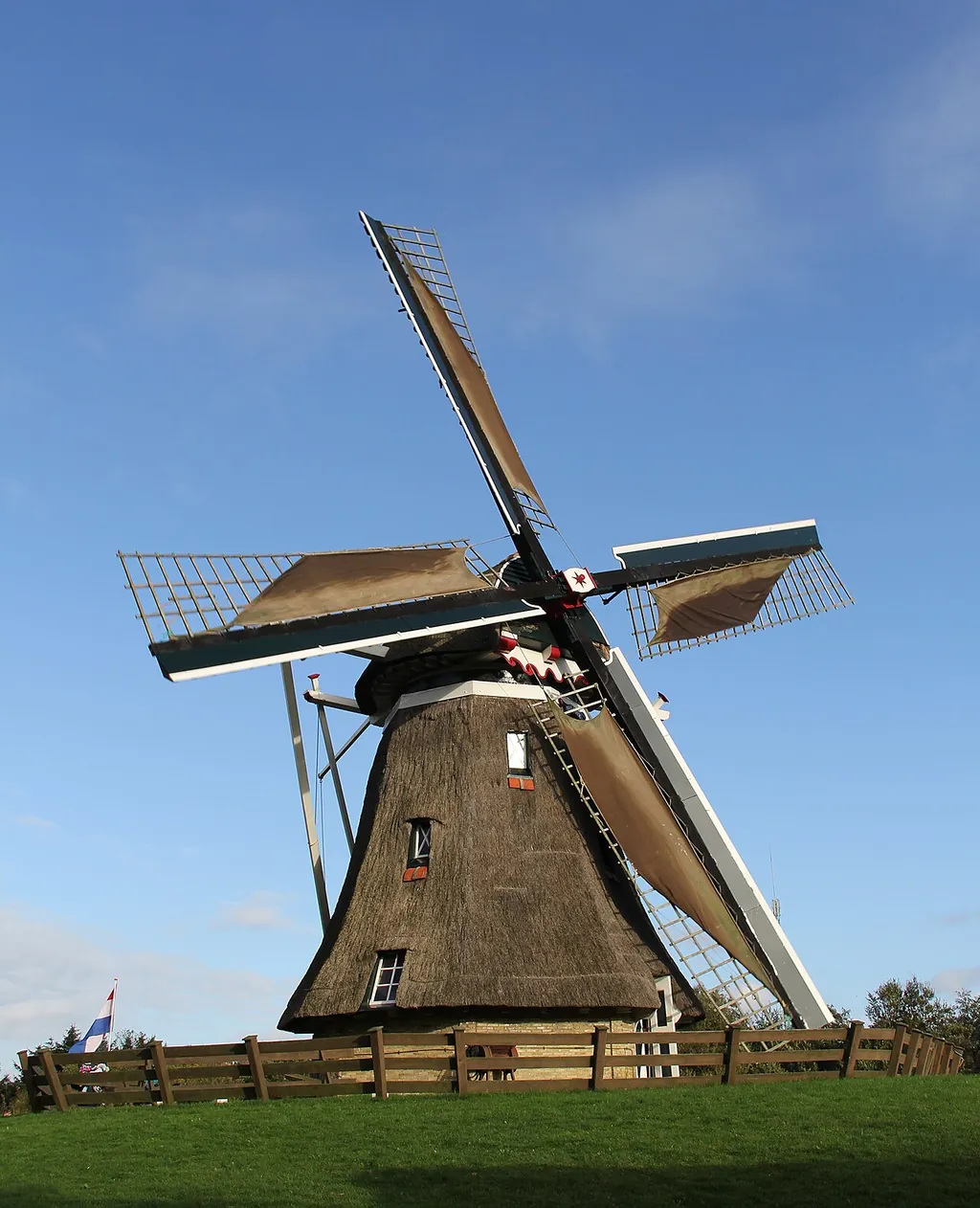 Koren- en Oliemolen De Phenix in Nes