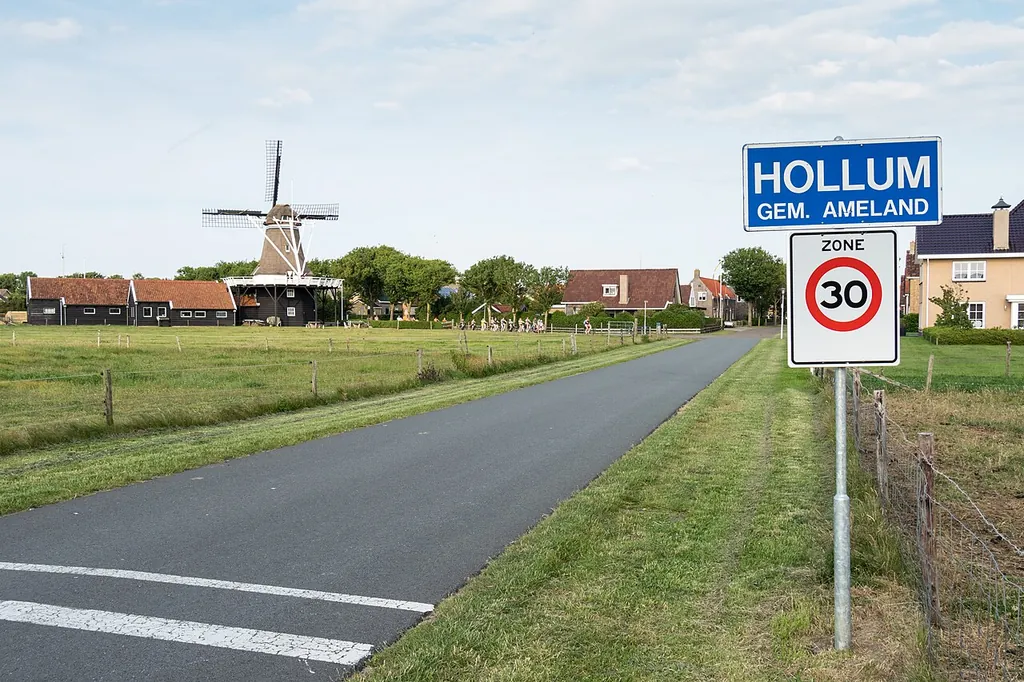 Koren- en Mosterdmolen De Verwachting in Hollum