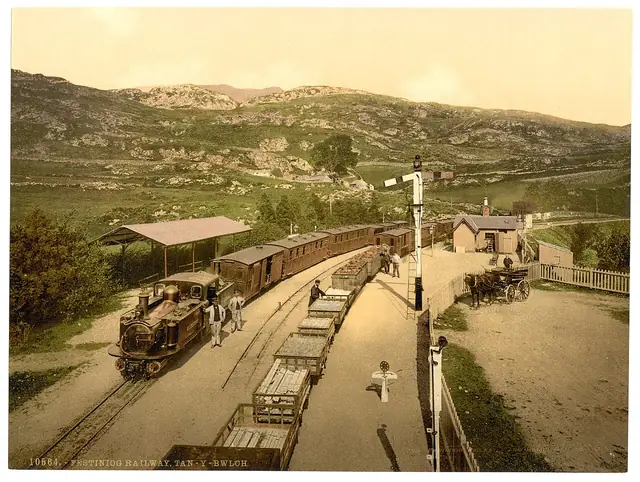 Ffestiniog Railway in Porthmadog