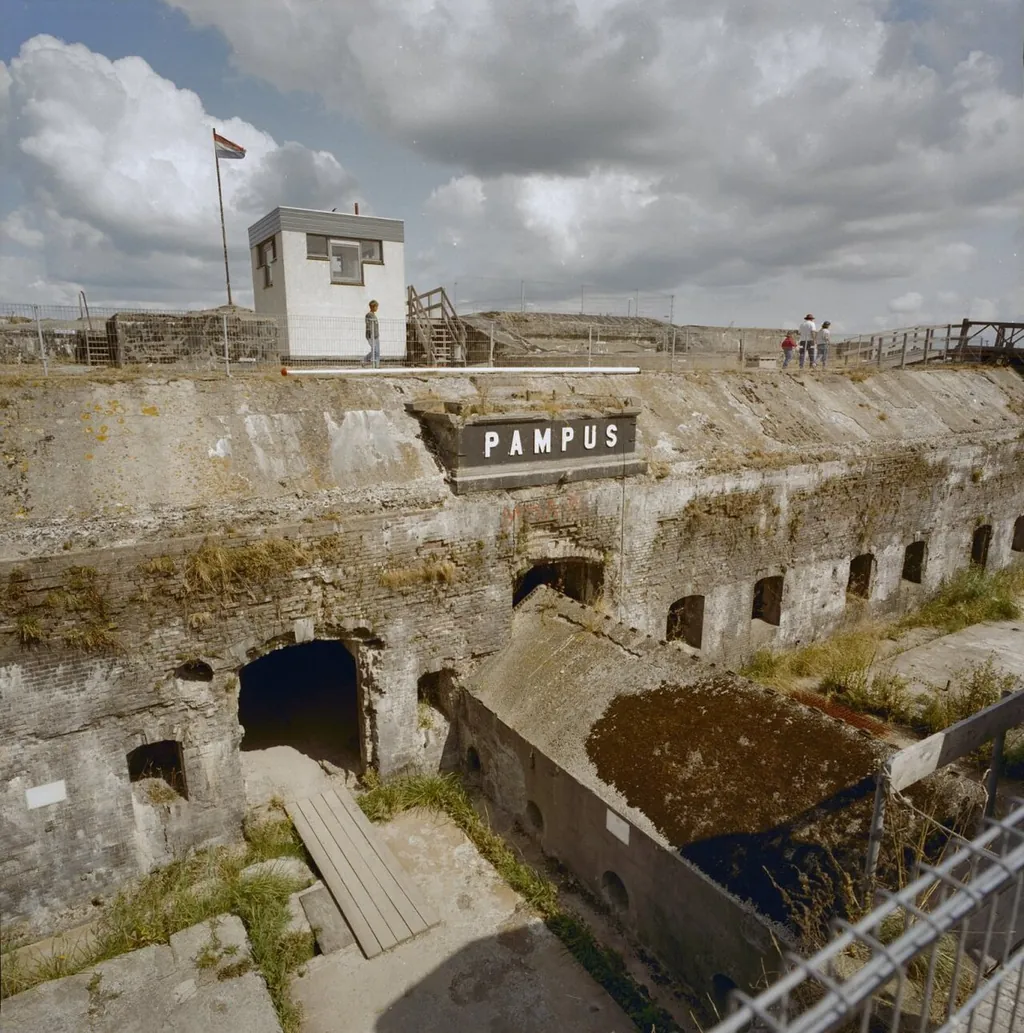 Forteiland Pampus in Muiden