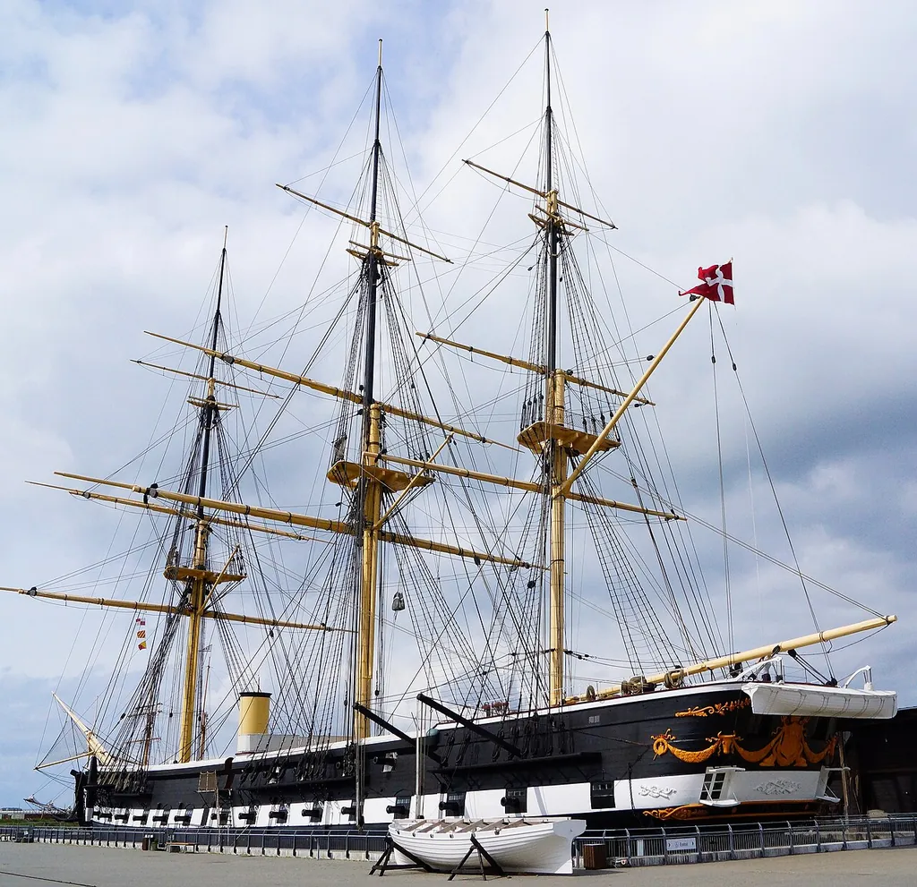 Fregatten Jylland in Ebeltoft