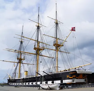 Fregatten Jylland in Ebeltoft