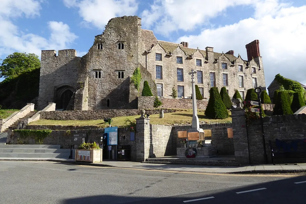 Hay Castle in Hay-on-Wye