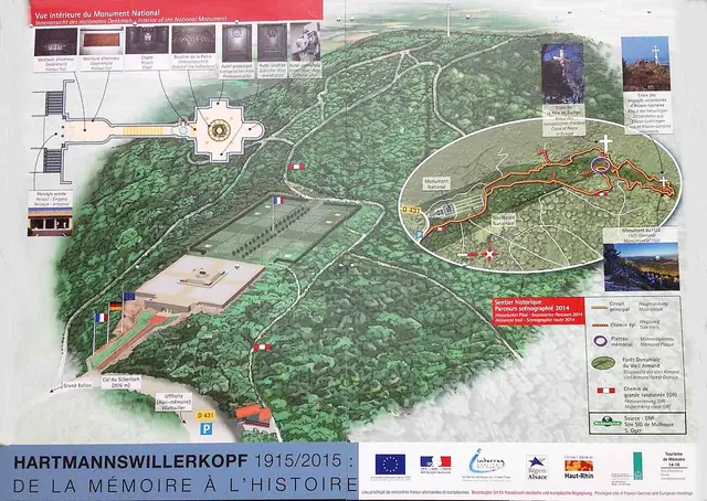 Historial franco-allemand du Hartmannswillerkopf in Wattwiller