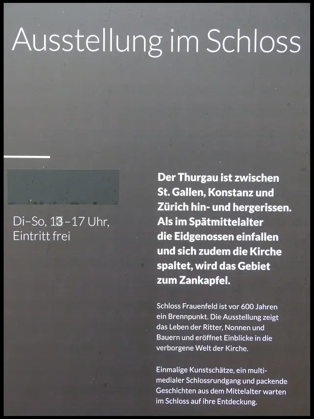 Historisches Museum Thurgau in Frauenfeld