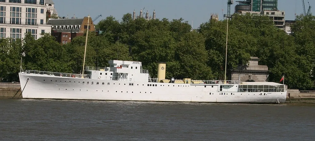 HMS Wellington in Londen
