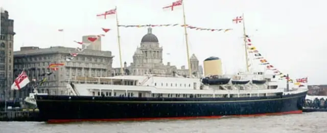 Royal Yacht Britannia in Edinburgh