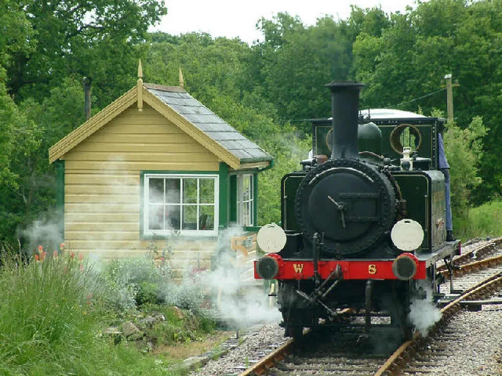 Isle of Wight Steam Railway in Ryde