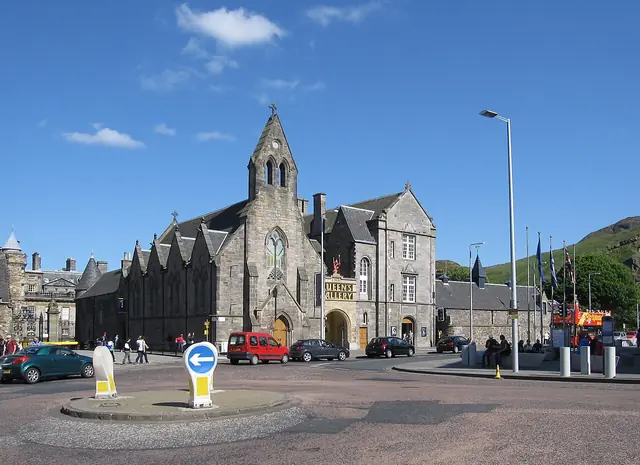 The King's Gallery, Palace of Holyroodhouse in Edinburgh