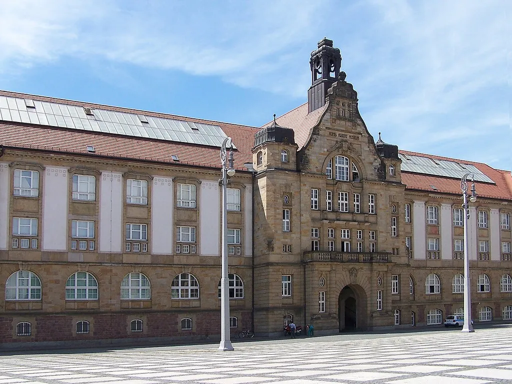 Kunstsammlungen am Theaterplatz in Chemnitz