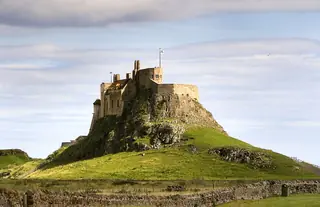 Lindisfarne Castle in Berwick-upon-Tweed