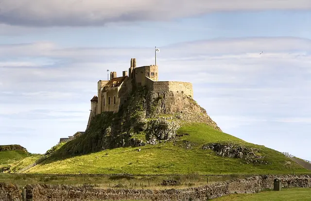 Lindisfarne Castle in Berwick-upon-Tweed