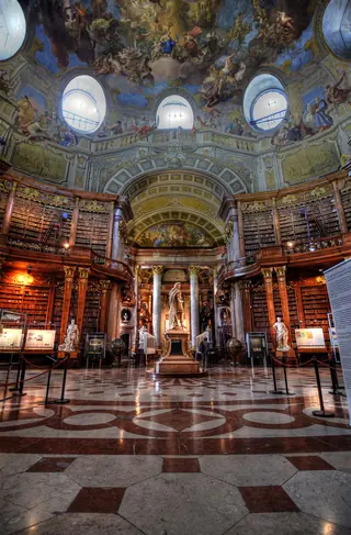 Prunksaal der Österreichischen Nationalbibliothek in Wien