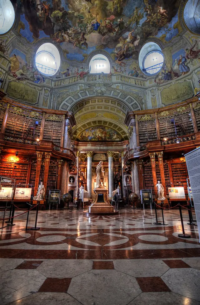 Prunksaal der Österreichischen Nationalbibliothek in Wien