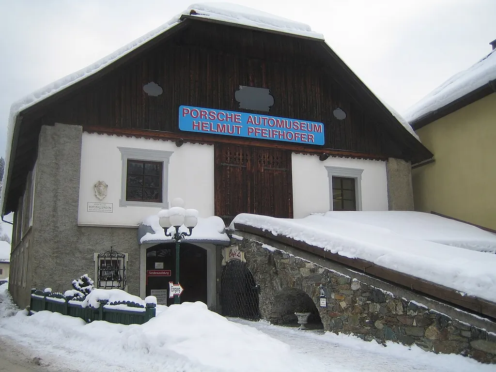 Porsche Automuseum Helmut Pfeifhofer in Gmünd in Kärnten