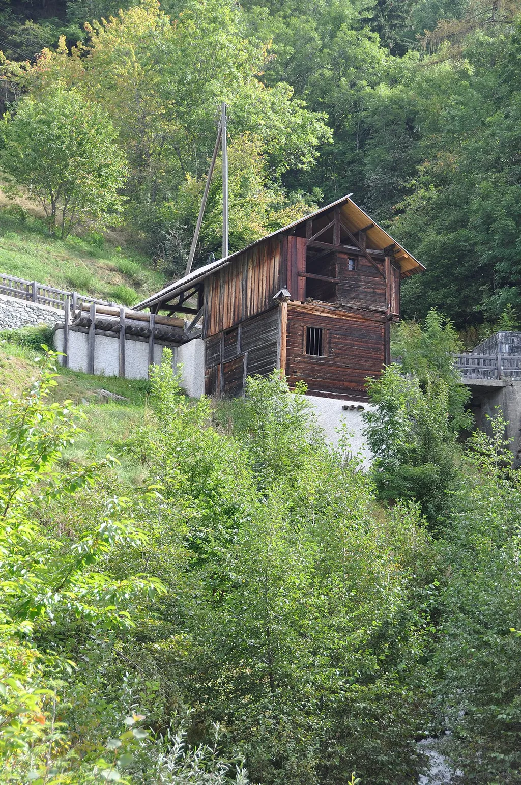 Scie et Moulins de Sarreyer in Val de Bagnes
