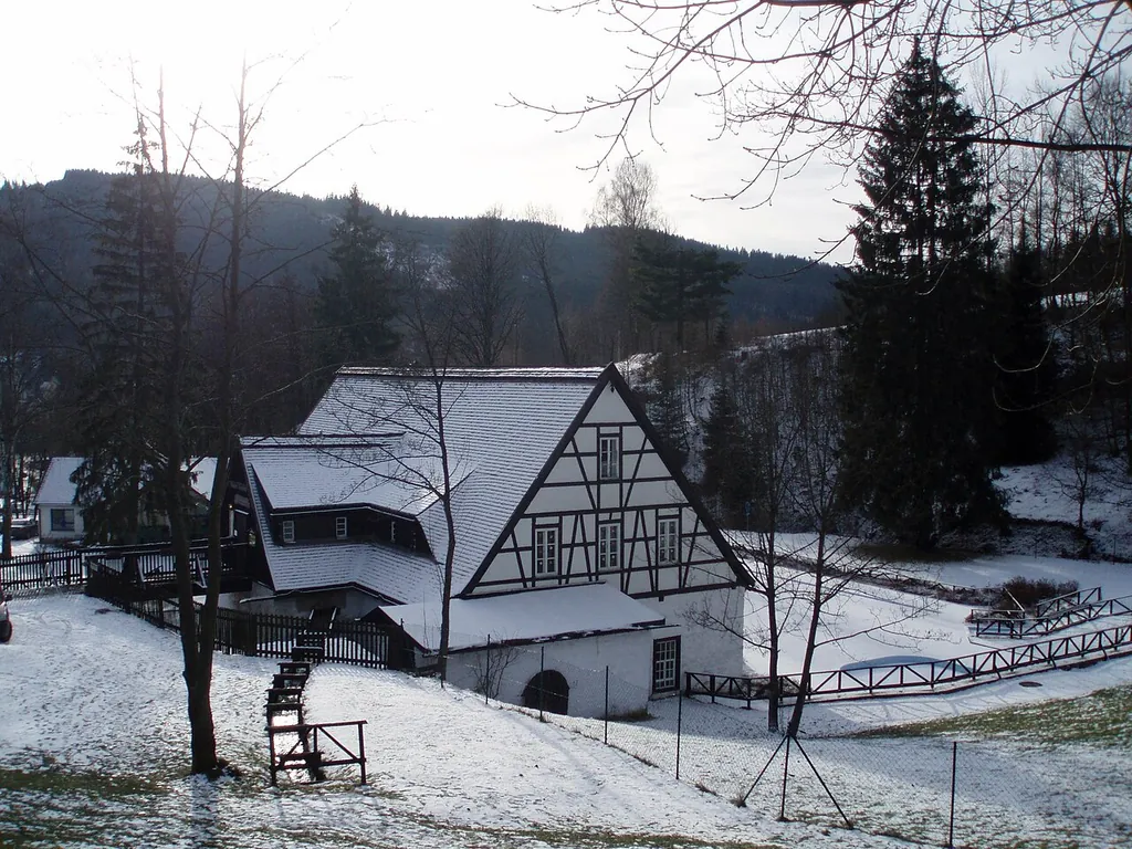 Silberwäsche in Breitenbrunn/Erzgebirge