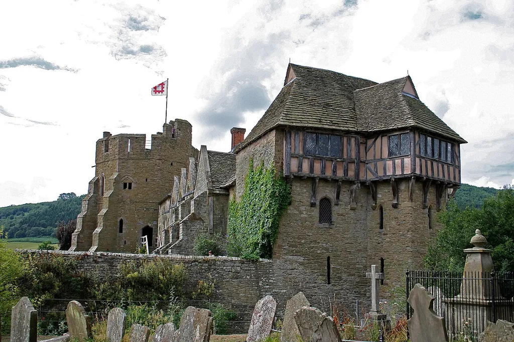 Stokesay Castle in Craven Arms