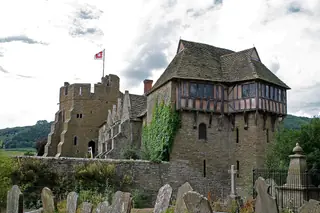 Stokesay Castle in Craven Arms